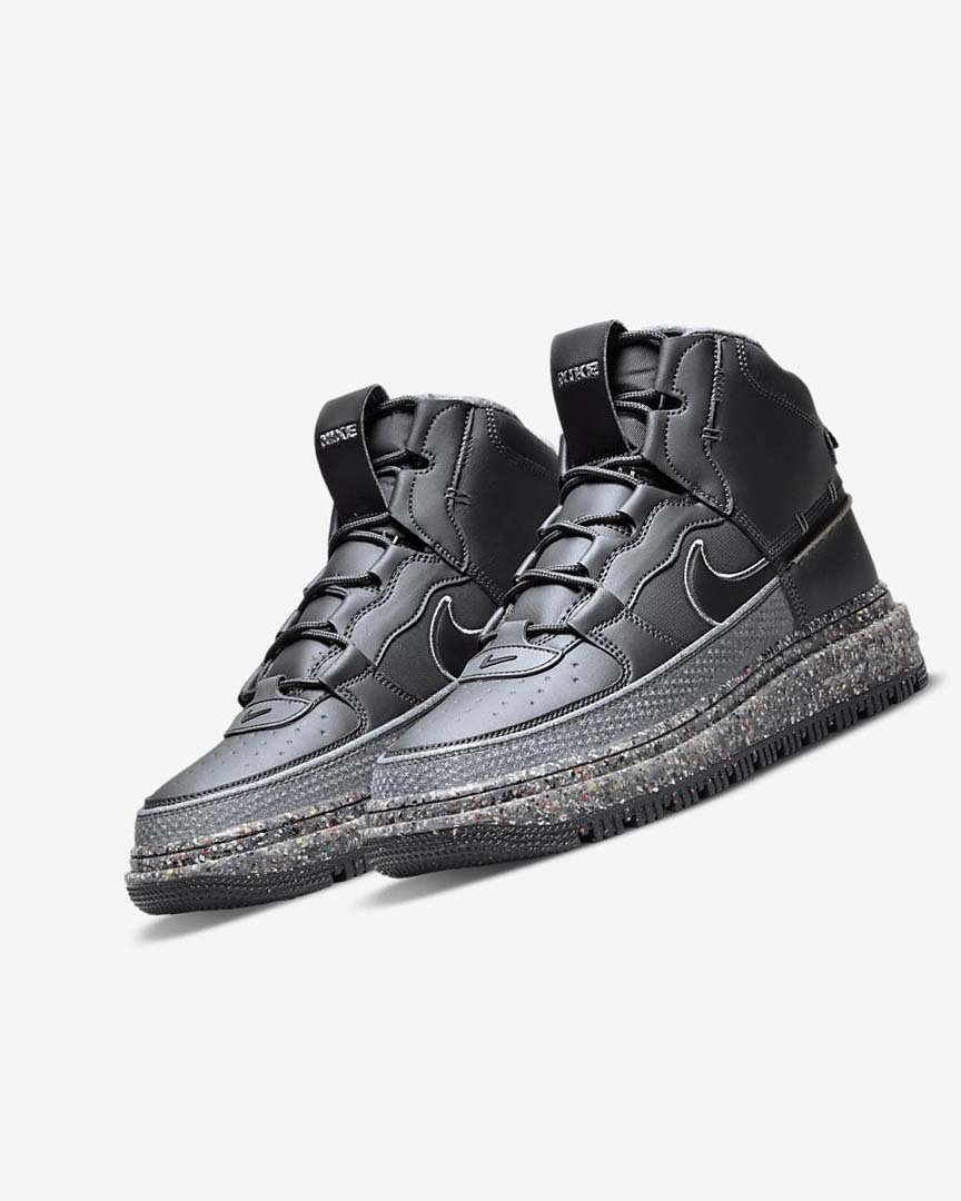 Botas Nike Air Force 1 Hombre Gris Oscuro Gris Gris Oscuro Negras | CR2932