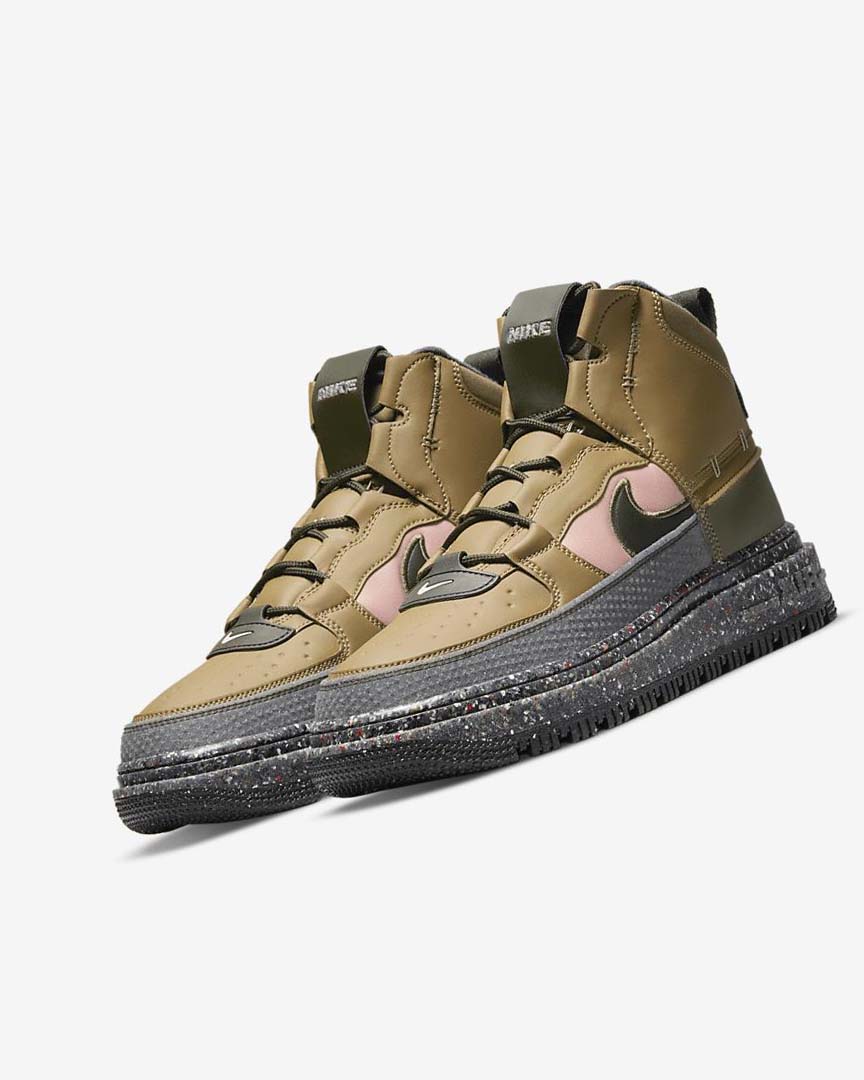 Botas Nike Air Force 1 Hombre Marrones Verde Oliva Rosas | CR2859