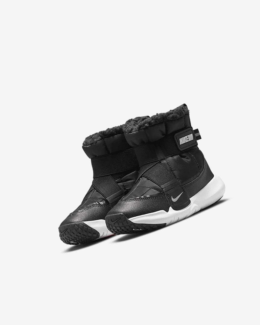 Botas Nike Flex Advance Niña Negras Gris Oscuro Rojas Blancas | CR5524