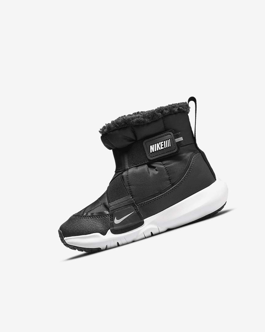 Botas Nike Flex Advance Niña Negras Gris Oscuro Rojas Blancas | CR5524