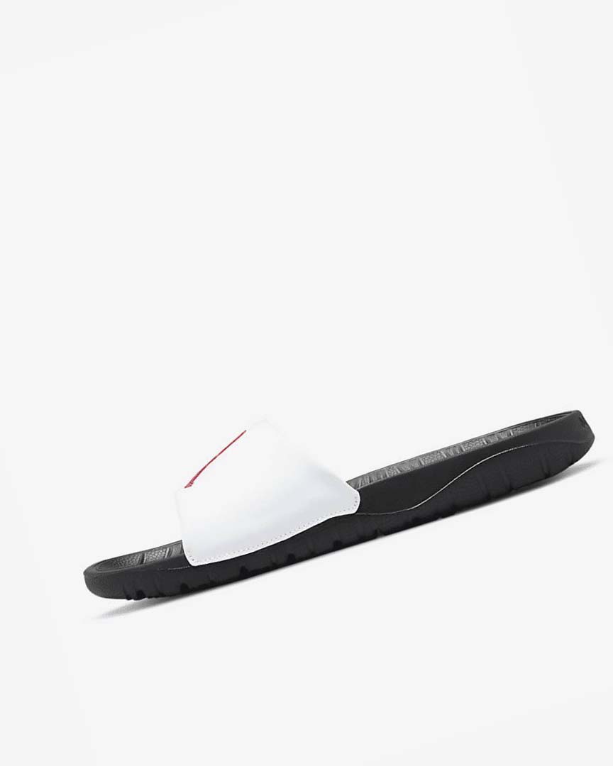 Chanclas Nike Jordan Break Hombre Negras Blancas Rojas | CR5381