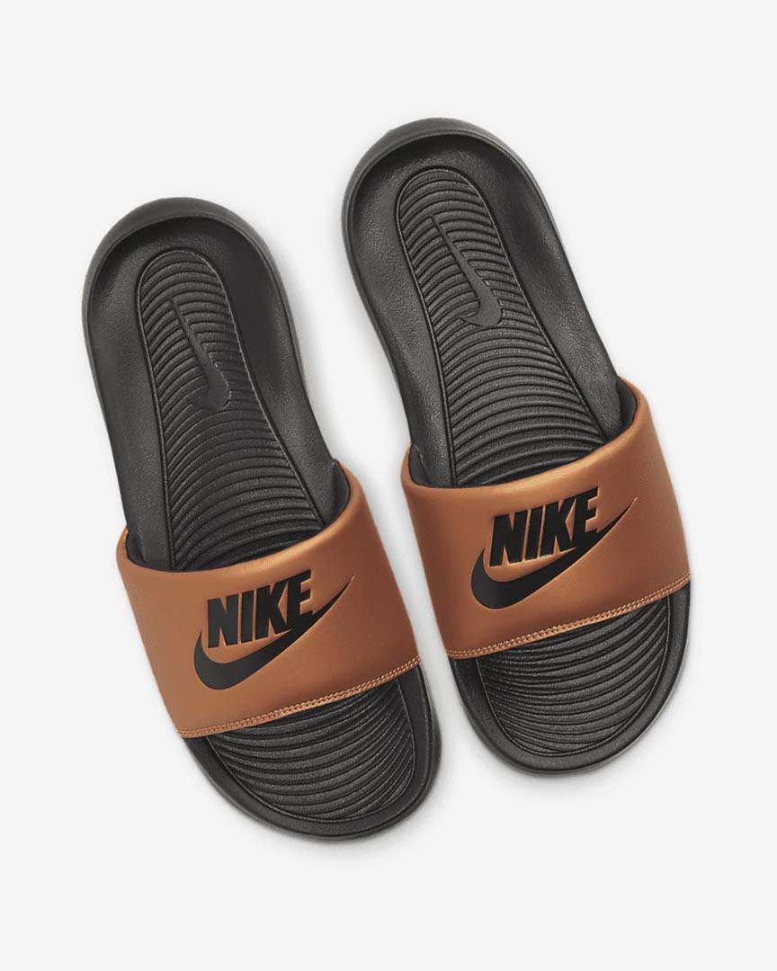 Chanclas Nike Victori One Mujer Negras Metal Cobra Negras | CR5181