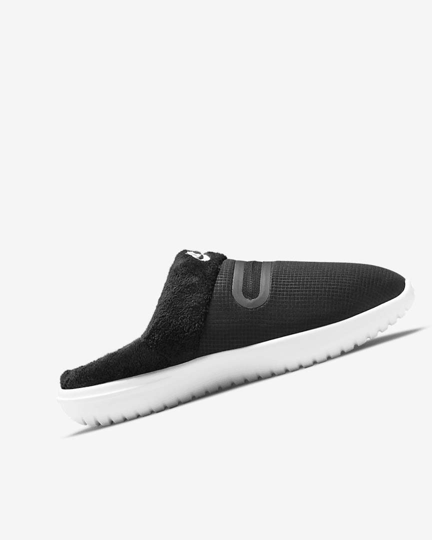 Pantuflas Nike Burrow Mujer Negras Blancas | CR2430