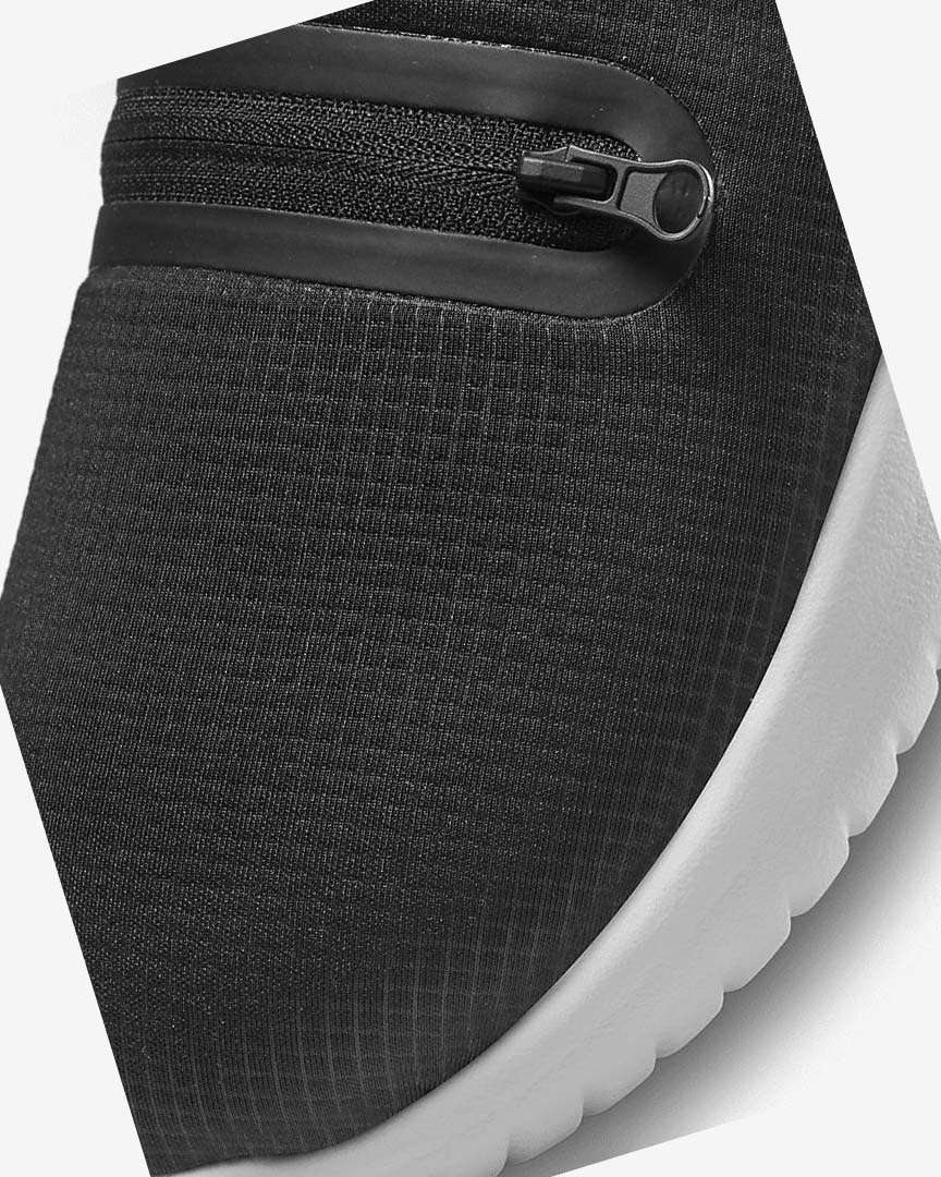 Pantuflas Nike Burrow Mujer Negras Blancas | CR2430