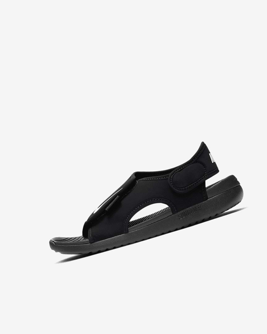 Sandalias Nike Sunray Adjust 5 V2 Niña Negras Blancas | CR5462