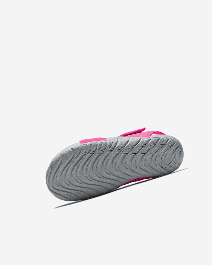 Sandalias Nike Sunray Protect 2 Niño Rosas Gris Fucsia | CR2586