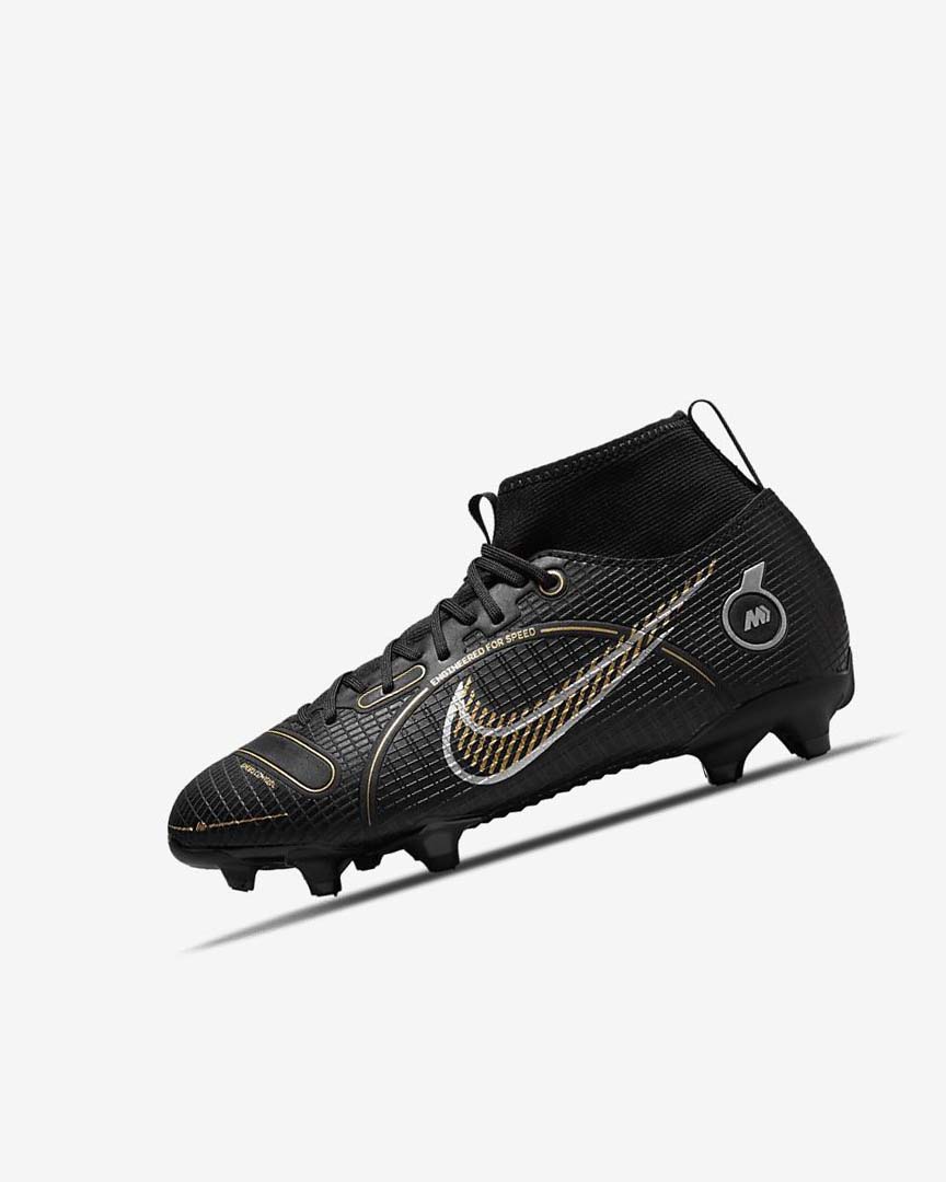 Tenis Futbol Nike Jr. Mercurial Superfly 8 Academy MG Niño Negras Metal Plateadas Gris Metal Doradas | CR2452