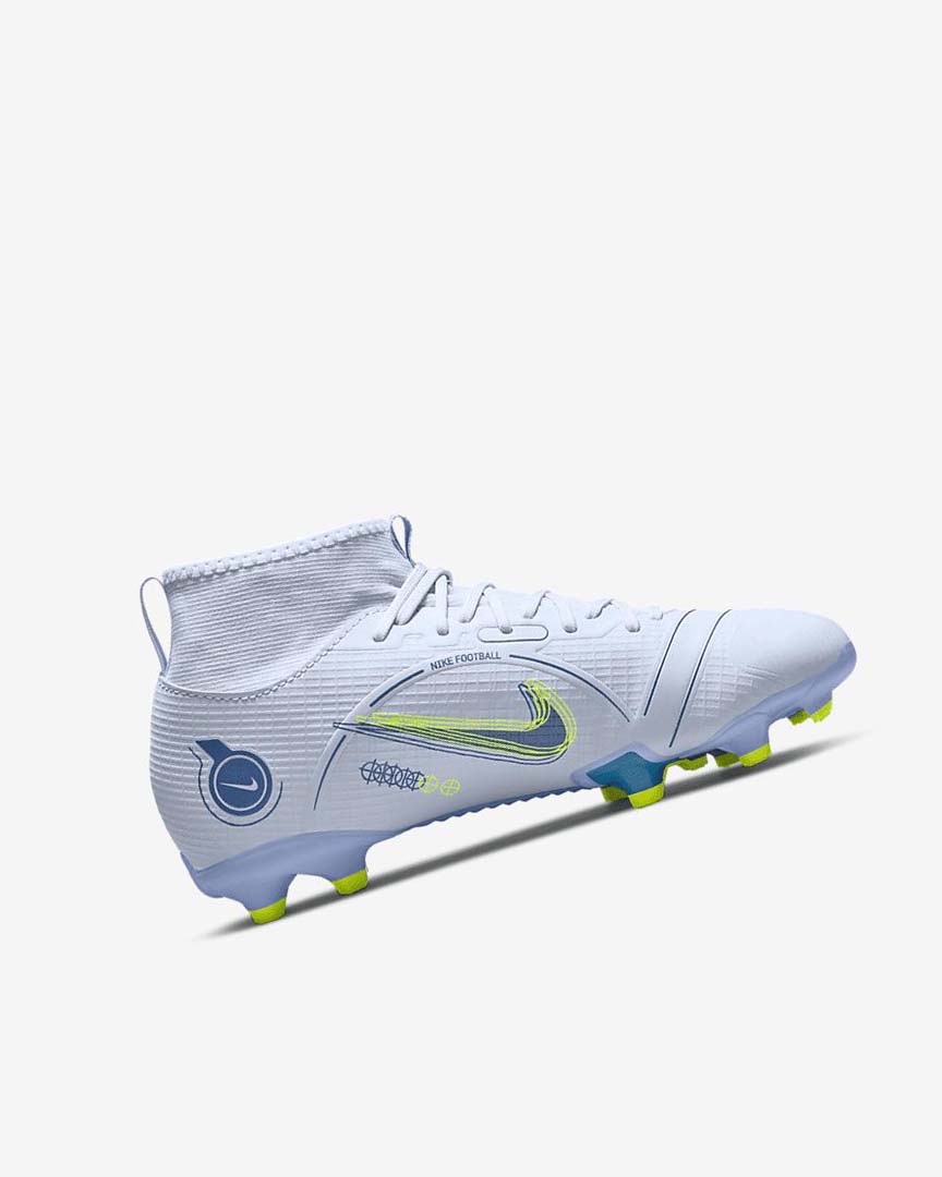 Tenis Futbol Nike Jr. Mercurial Superfly 8 Academy MG Niño Gris Azules Claro Azules Azules | CR3072