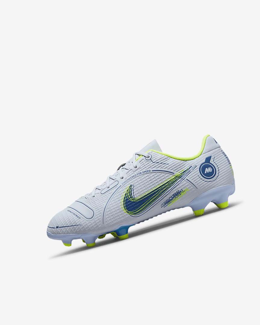 Tenis Futbol Nike Jr. Mercurial Vapor 14 Academy MG Niño Gris Azules Claro Azules Azules | CR1156