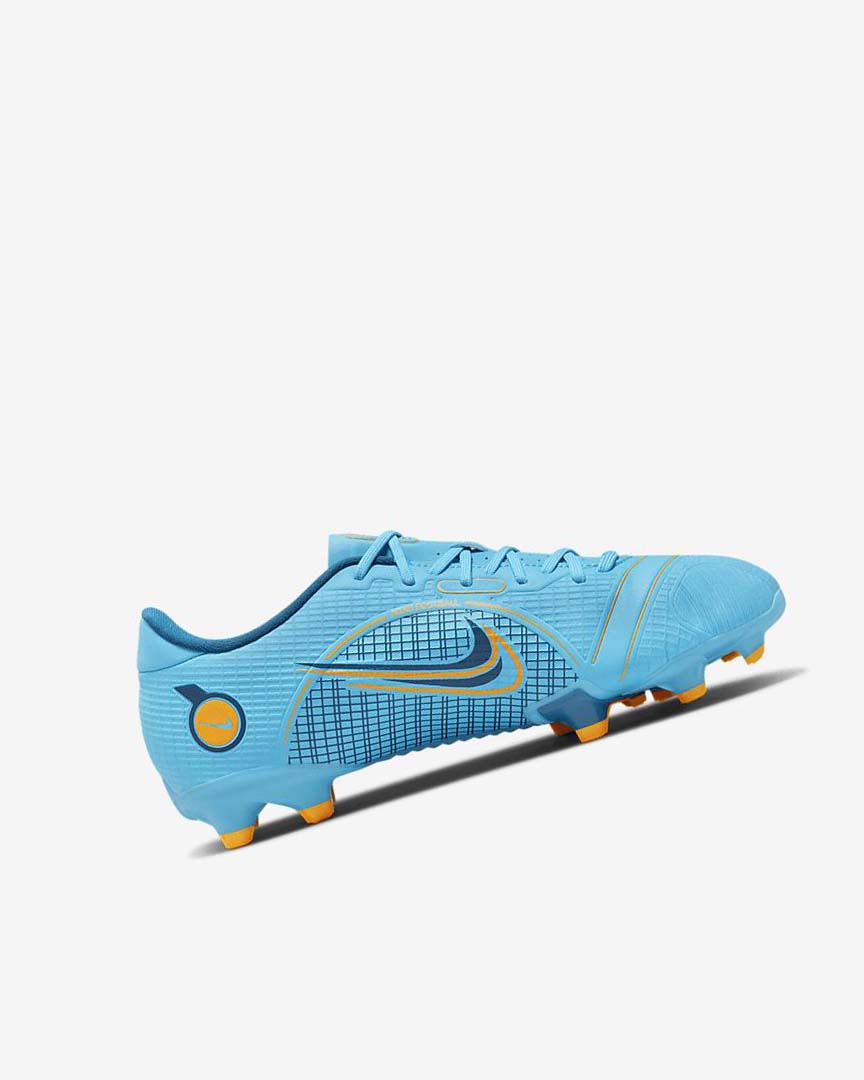 Tenis Futbol Nike Jr. Mercurial Vapor 14 Academy MG Niño Azules Naranjas | CR2717