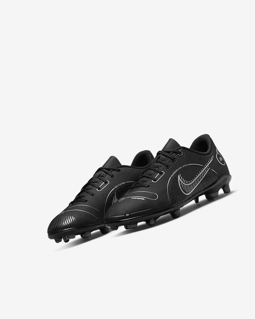 Tenis Futbol Nike Jr. Mercurial Vapor 14 Club MG Niño Negras Gris Metal Plateadas | CR4622