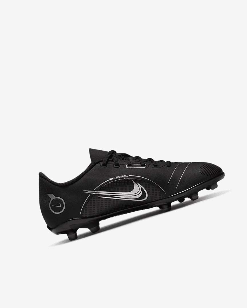 Tenis Futbol Nike Jr. Mercurial Vapor 14 Club MG Niña Negras Gris Metal Plateadas | CR5448