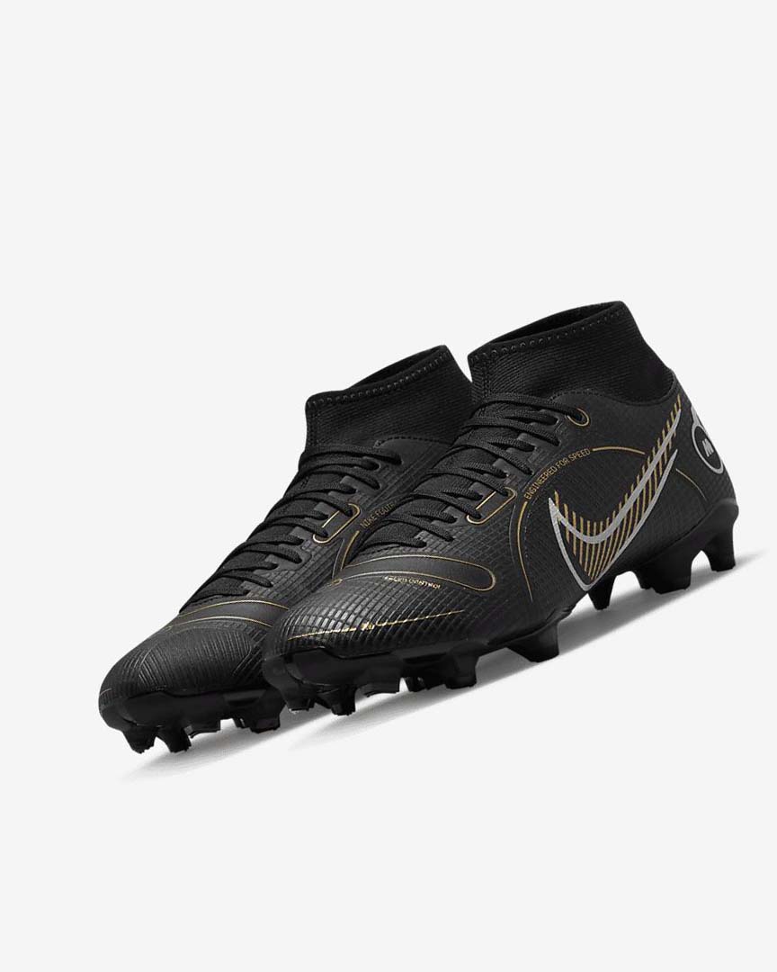 Tenis Futbol Nike Mercurial Superfly 8 Academy MG Mujer Negras Metal Plateadas Gris Metal Doradas | CR1204