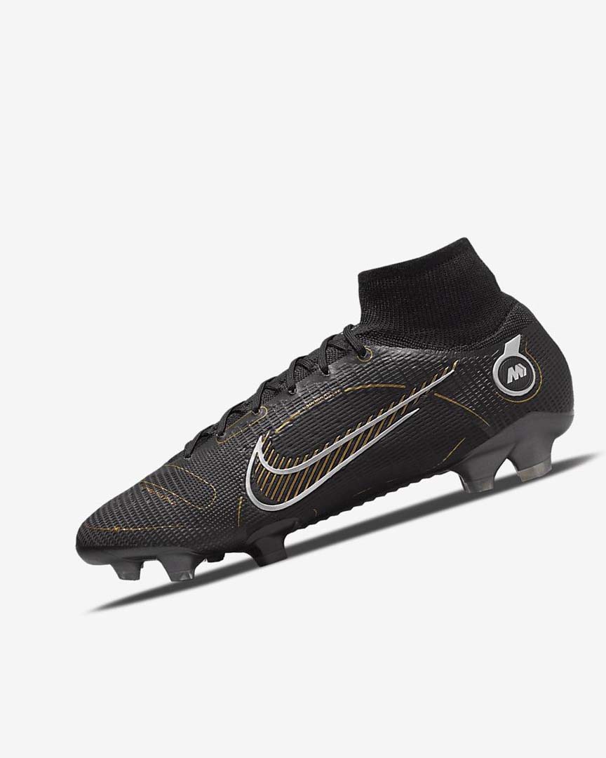 Tenis Futbol Nike Mercurial Superfly 8 Elite FG Mujer Negras Metal Plateadas Gris Metal Doradas | CR5038