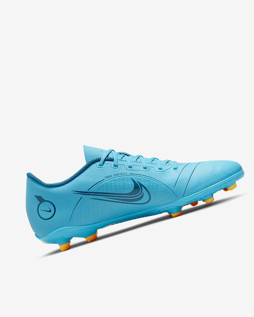 Tenis Futbol Nike Mercurial Vapor 14 Club MG Mujer Azules Naranjas | CR2815