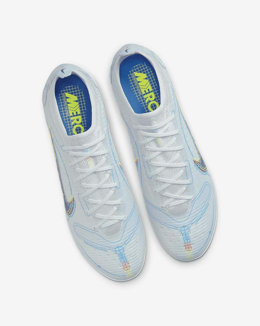 Tenis Futbol Nike Mercurial Vapor 14 Elite FG Mujer Gris Azules Claro Azules Azules | CR1203