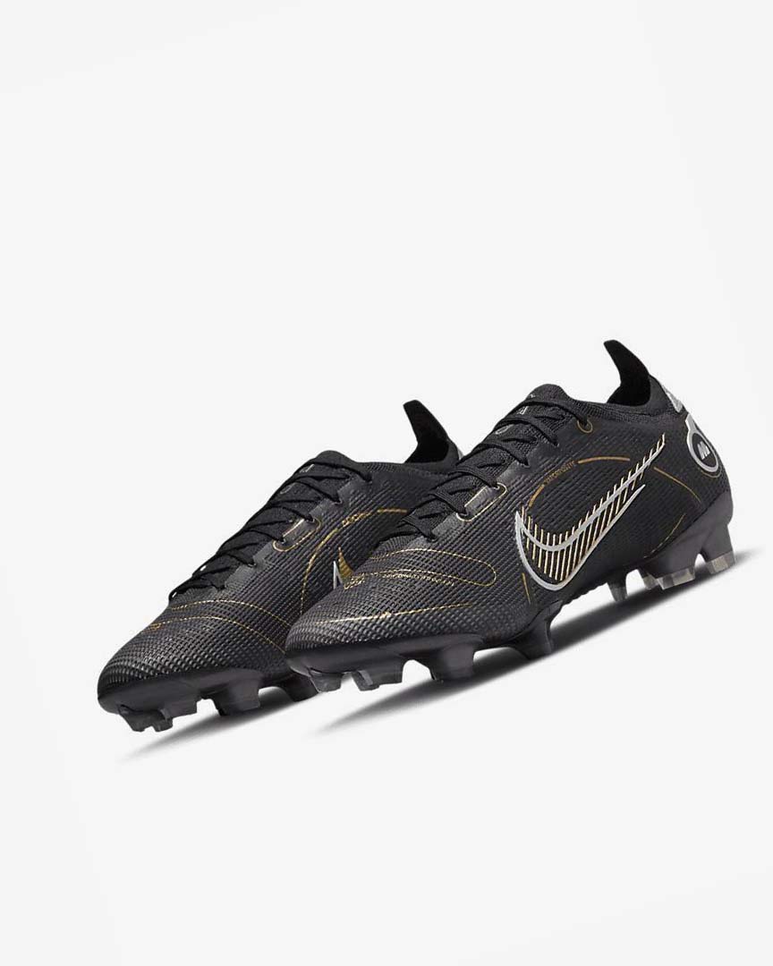 Tenis Futbol Nike Mercurial Vapor 14 Elite FG Hombre Negras Metal Plateadas Gris Metal Doradas | CR2406