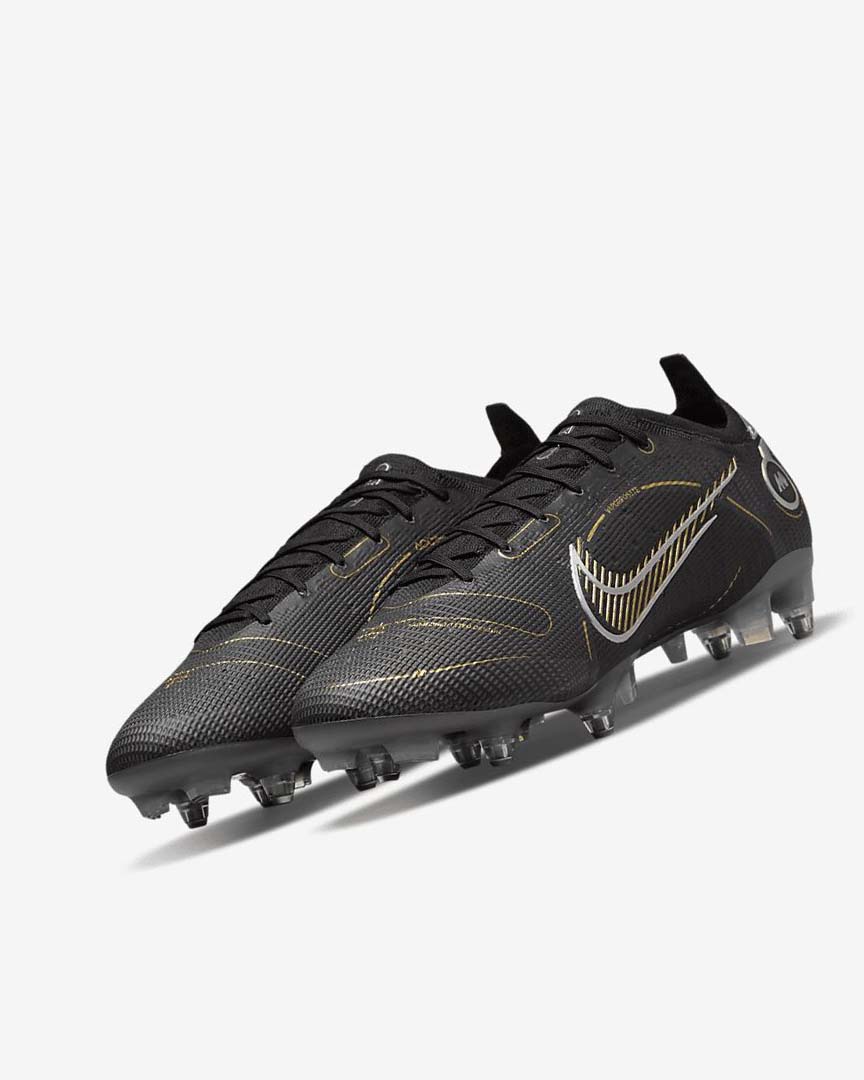 Tenis Futbol Nike Mercurial Vapor 14 Elite SG-PRO Anti-Clog Traction Mujer Negras Metal Plateadas Gris Metal Doradas | CR4982