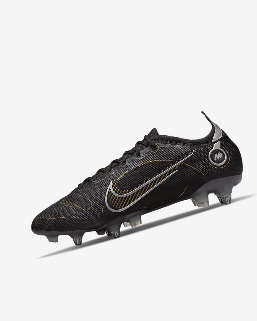 Tenis Futbol Nike Mercurial Vapor 14 Elite SG-PRO Anti-Clog Traction Mujer Negras Metal Plateadas Gris Metal Doradas | CR4982