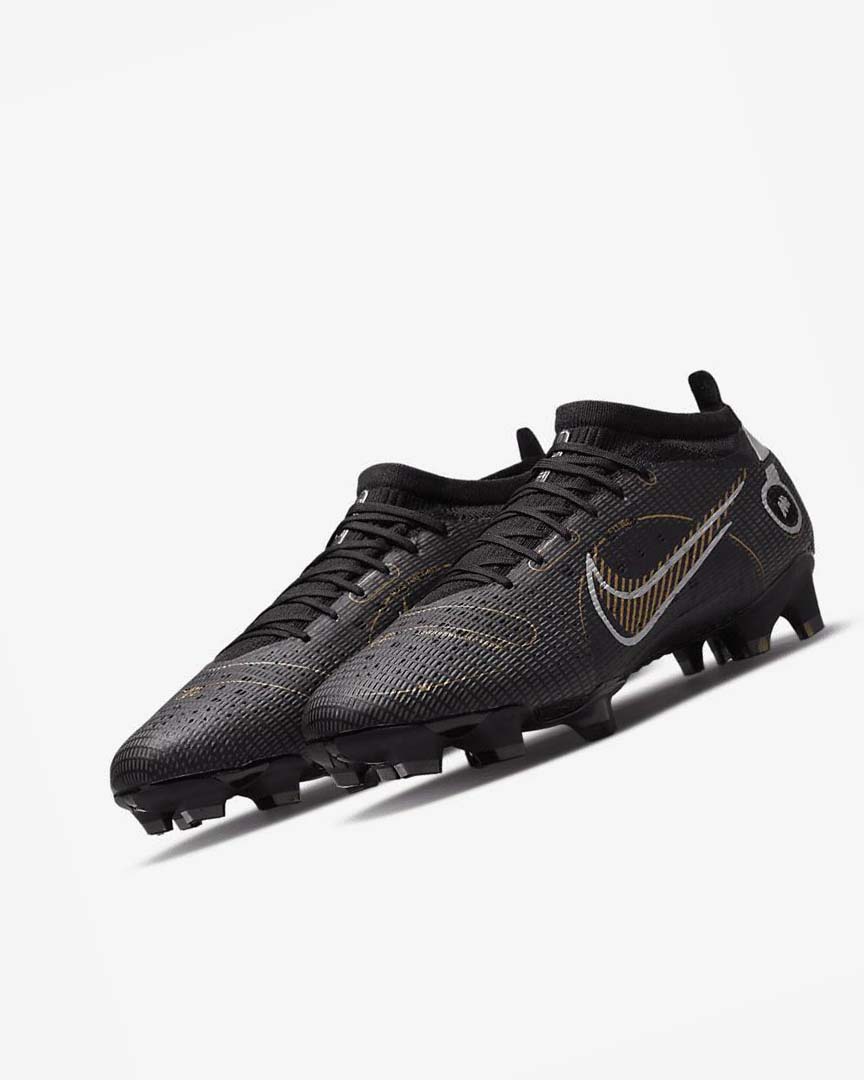 Tenis Futbol Nike Mercurial Vapor 14 Pro FG Hombre Negras Metal Plateadas Gris Metal Doradas | CR5447