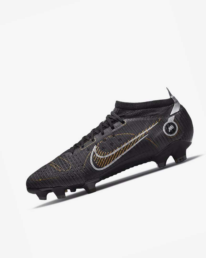 Tenis Futbol Nike Mercurial Vapor 14 Pro FG Hombre Negras Metal Plateadas Gris Metal Doradas | CR5447