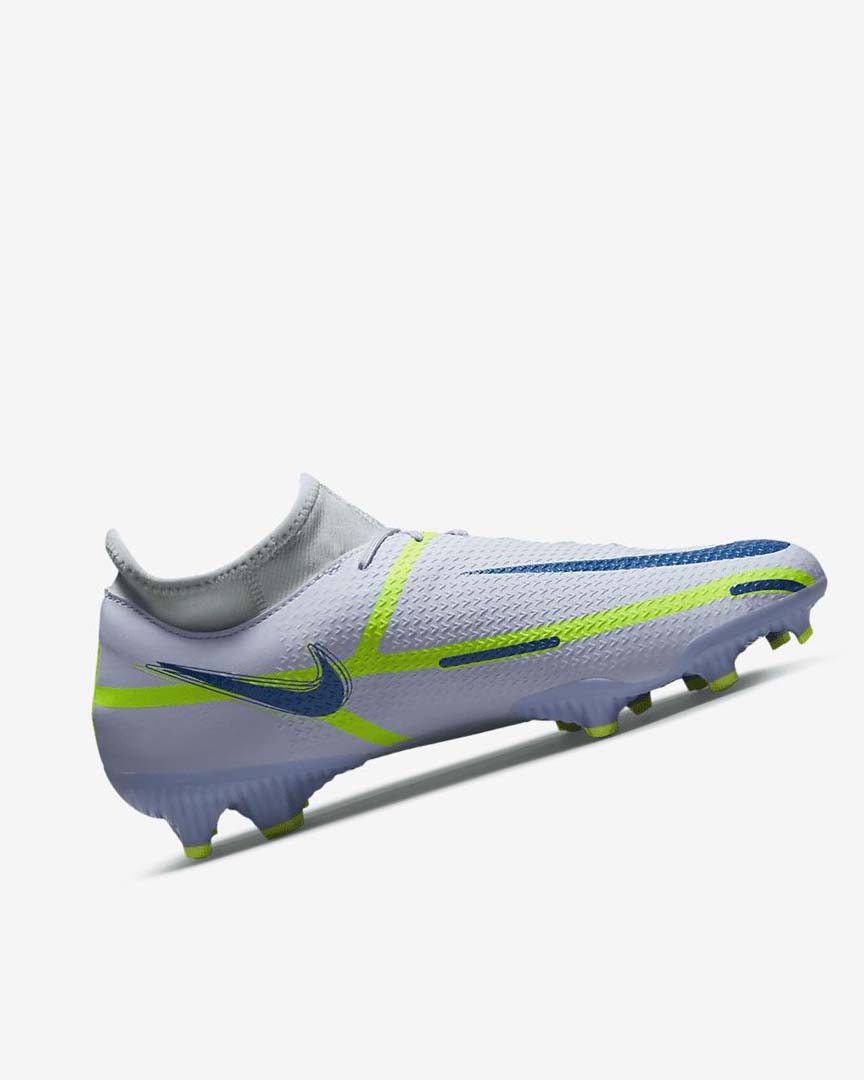 Tenis Futbol Nike Phantom GT2 Academy Dynamic Fit MG Mujer Gris Azules Claro Azules Oscuro | CR4715