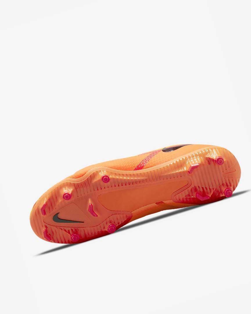 Tenis Futbol Nike Phantom GT2 Academy Dynamic Fit MG Hombre Naranjas Naranjas Rojas Claro Negras | CR5155