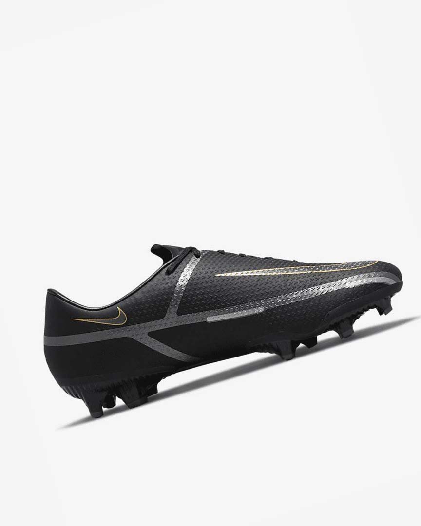 Tenis Futbol Nike Phantom GT2 Academy MG Hombre Negras Metal Doradas Gris Oscuro Metal Gris Oscuro | CR3231