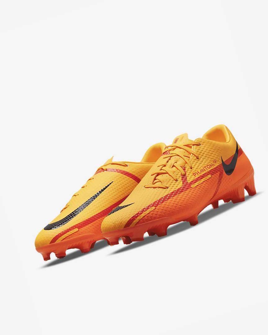 Tenis Futbol Nike Phantom GT2 Academy MG Hombre Naranjas Naranjas Rojas Claro Negras | CR5495