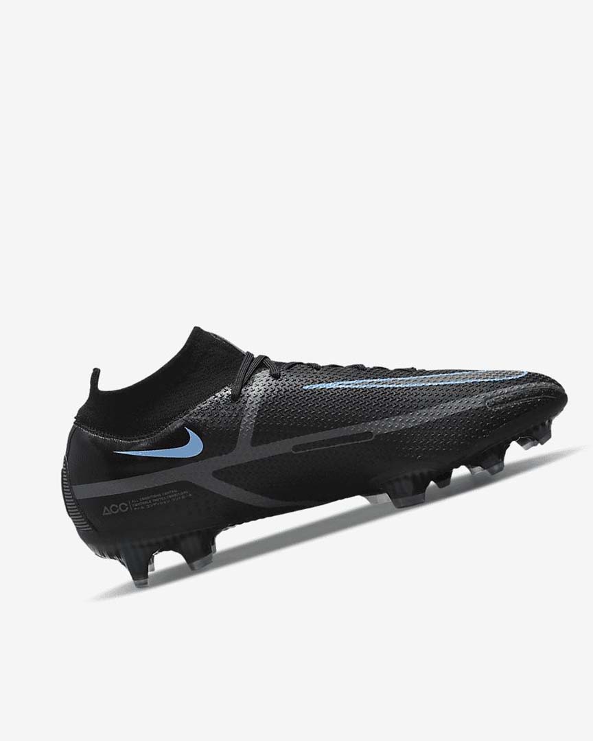 Tenis Futbol Nike Phantom GT2 Dynamic Fit Elite FG Mujer Negras Gris Negras | CR3181