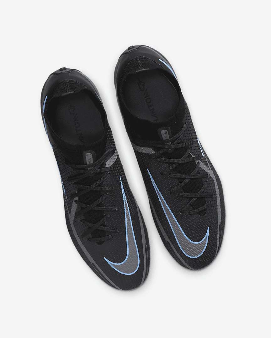 Tenis Futbol Nike Phantom GT2 Dynamic Fit Elite FG Mujer Negras Gris Negras | CR3181