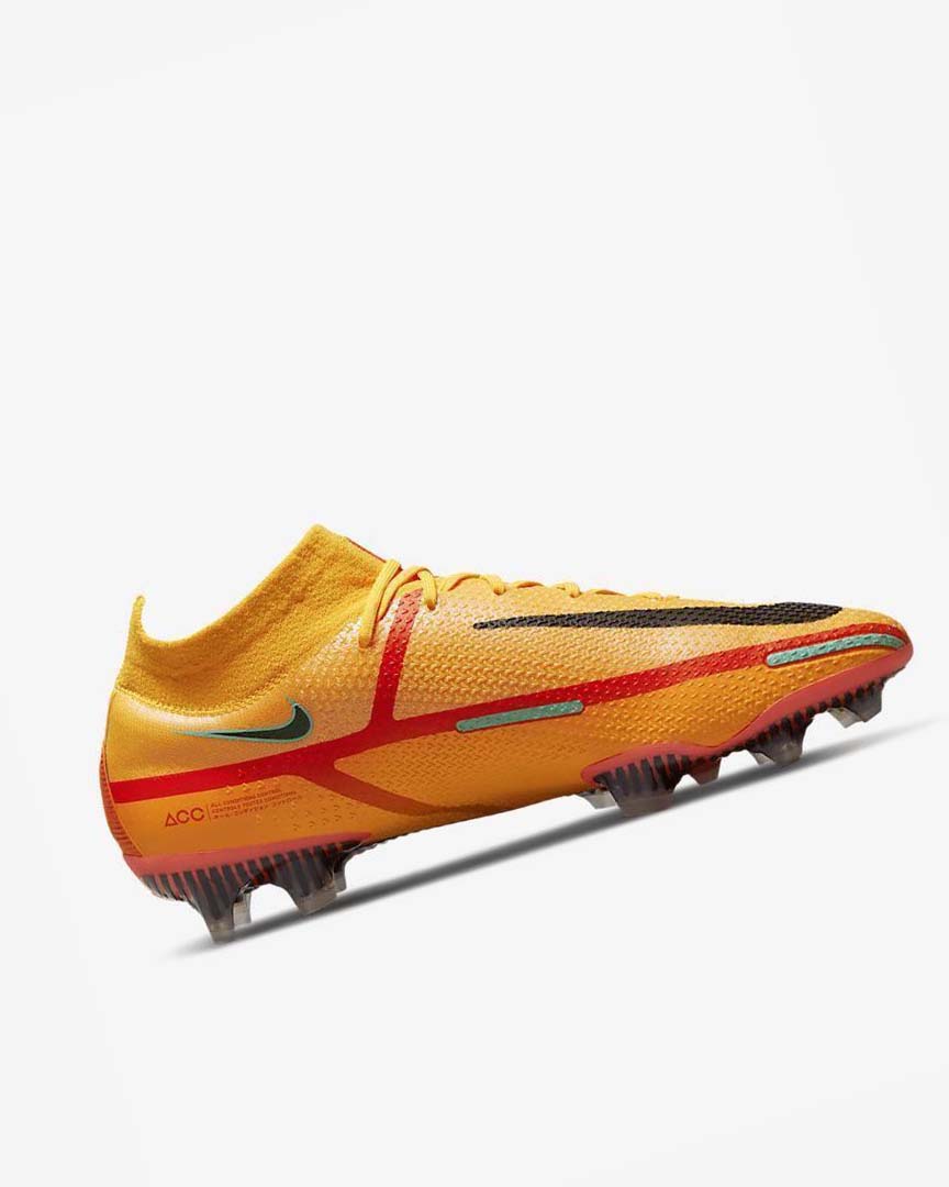 Tenis Futbol Nike Phantom GT2 Dynamic Fit Elite FG Hombre Naranjas Naranjas Rojas Claro Negras | CR4807