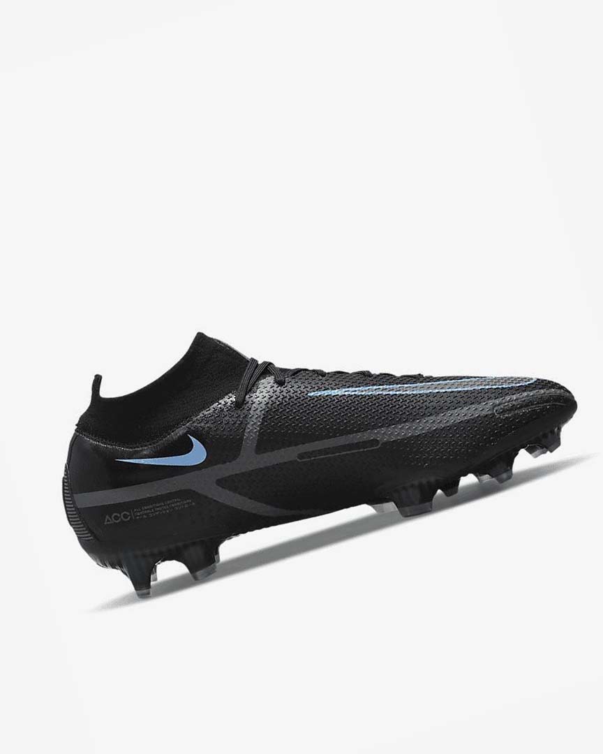 Tenis Futbol Nike Phantom GT2 Dynamic Fit Elite FG Hombre Negras Gris Negras | CR5347