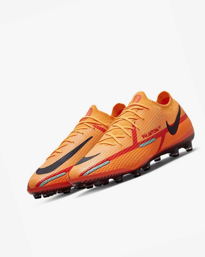 Tenis Futbol Nike Phantom GT2 Elite AG-Pro Hombre Naranjas Naranjas Rojas Claro Negras | CR4527