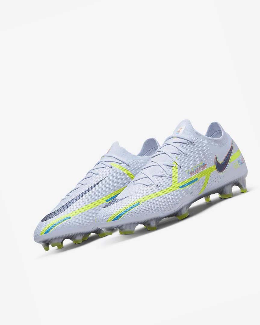 Tenis Futbol Nike Phantom GT2 Elite FG Hombre Gris Azules Claro Azules | CR2361