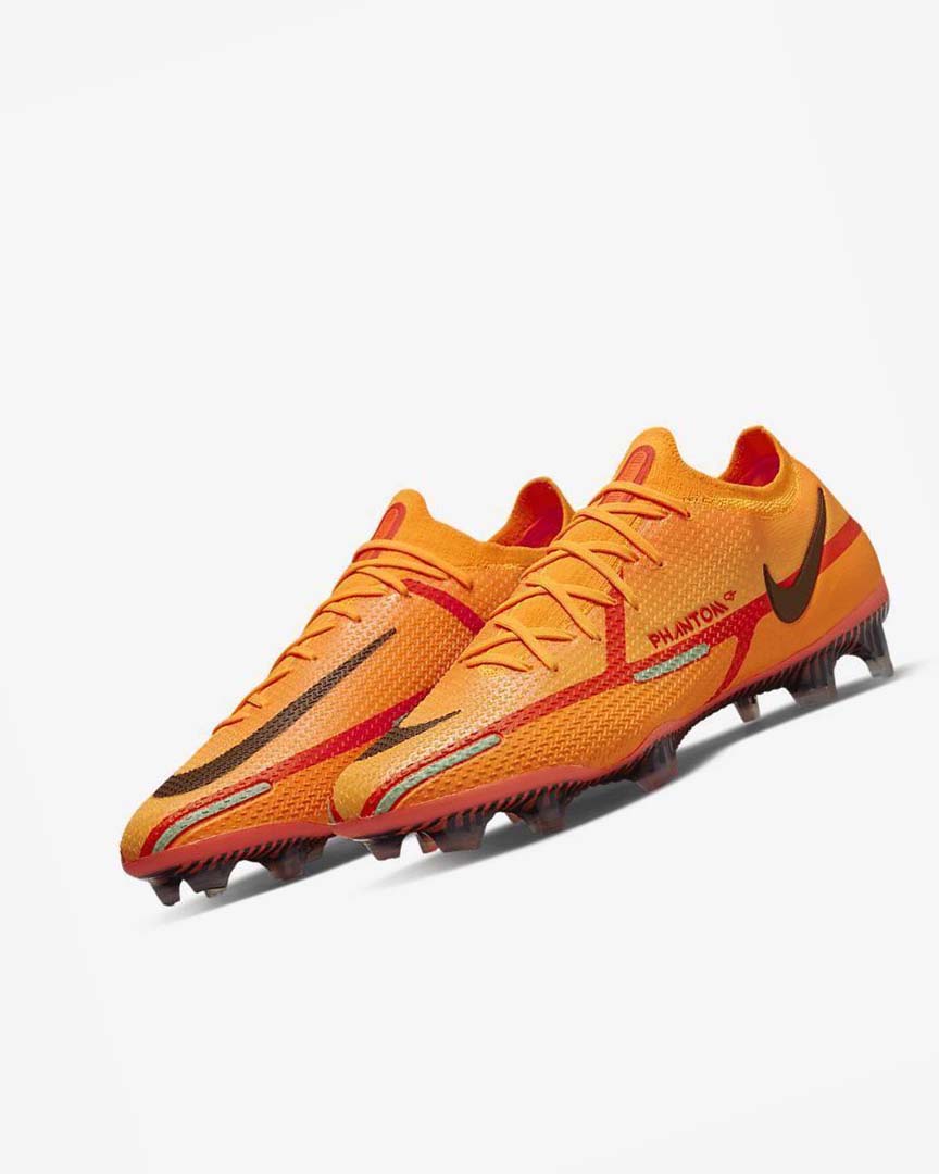 Tenis Futbol Nike Phantom GT2 Elite FG Hombre Naranjas Naranjas Rojas Claro Negras | CR2606