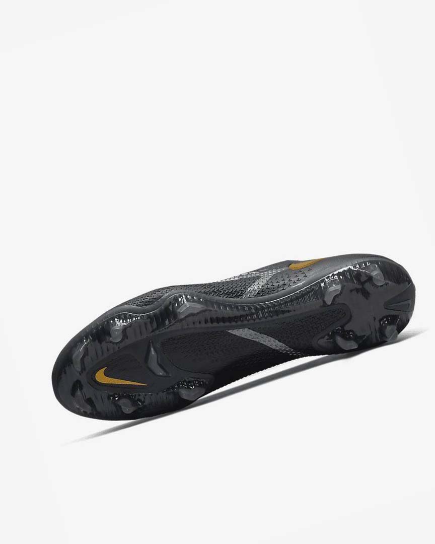 Tenis Futbol Nike Phantom GT2 Elite FG Hombre Negras Metal Doradas Metal Plateadas Metal Gris Oscuro | CR4694