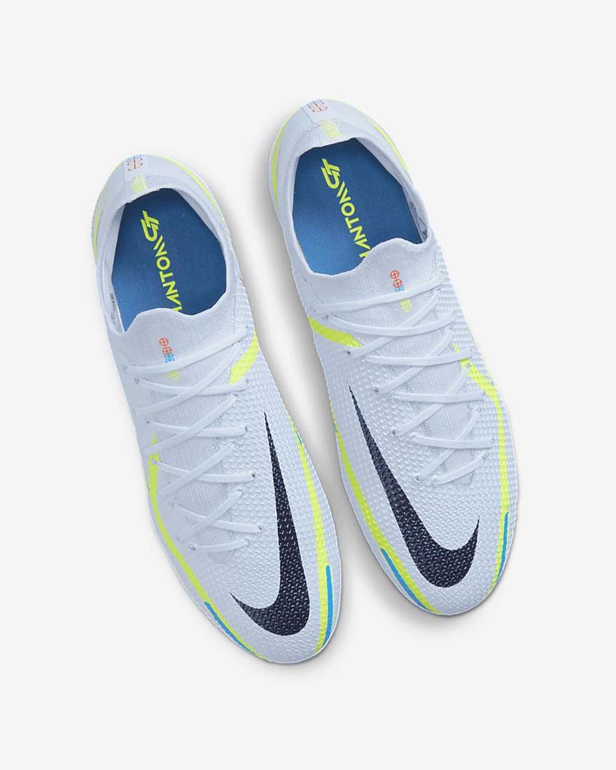 Tenis Futbol Nike Phantom GT2 Elite FG Mujer Gris Azules Claro Azules | CR2660