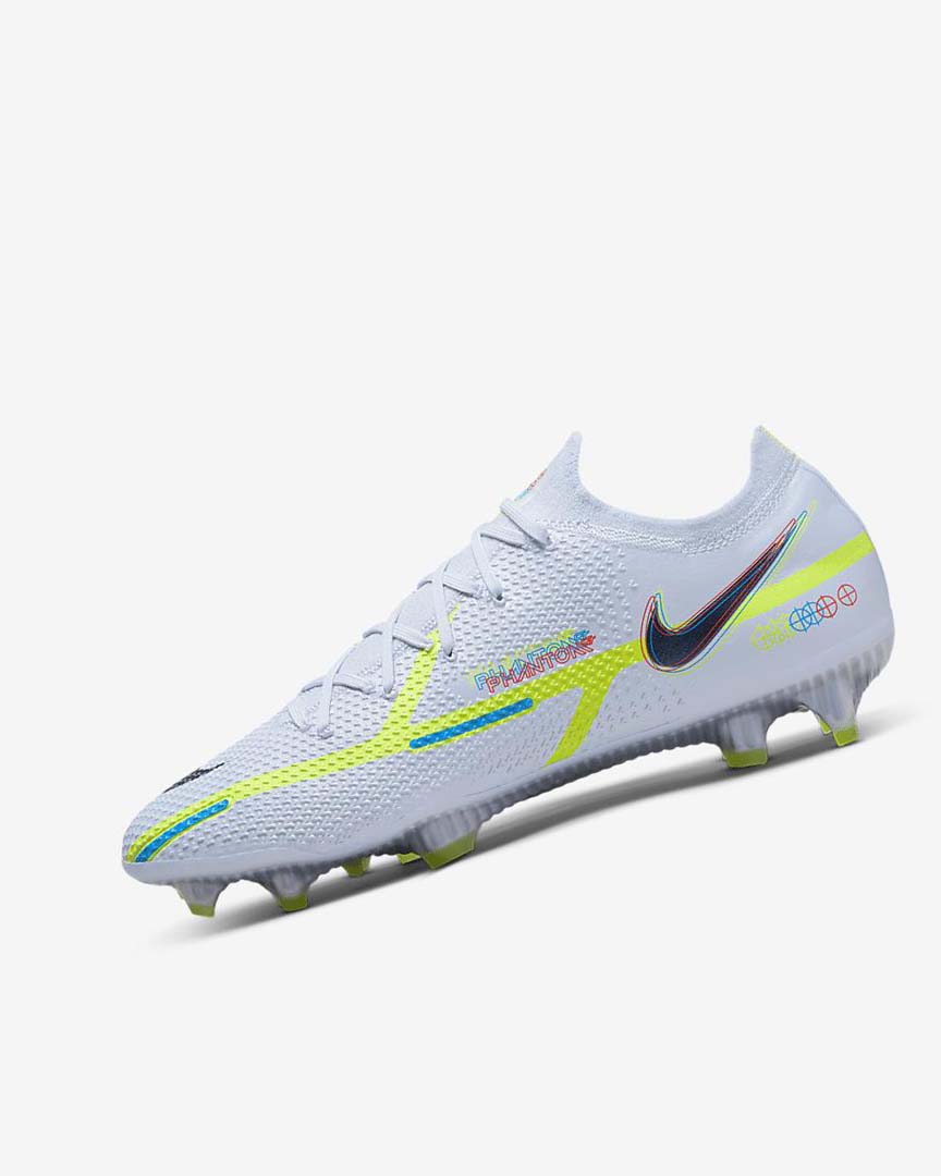 Tenis Futbol Nike Phantom GT2 Elite FG Mujer Gris Azules Claro Azules | CR2660