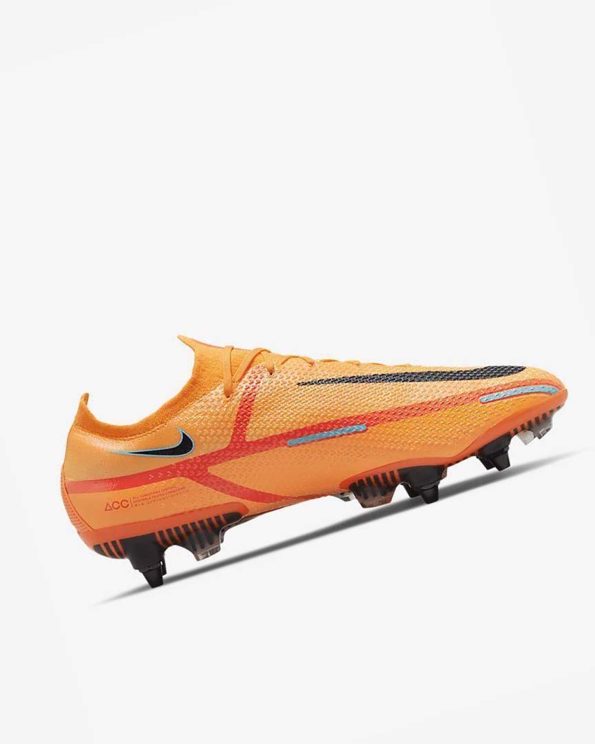 Tenis Futbol Nike Phantom GT2 Elite SG-Pro AC Hombre Naranjas Naranjas Rojas Claro Negras | CR5453