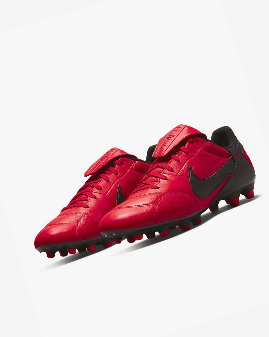 Tenis Futbol Nike The Premier 3 FG Hombre Rojas Rojas Negras | CR4649