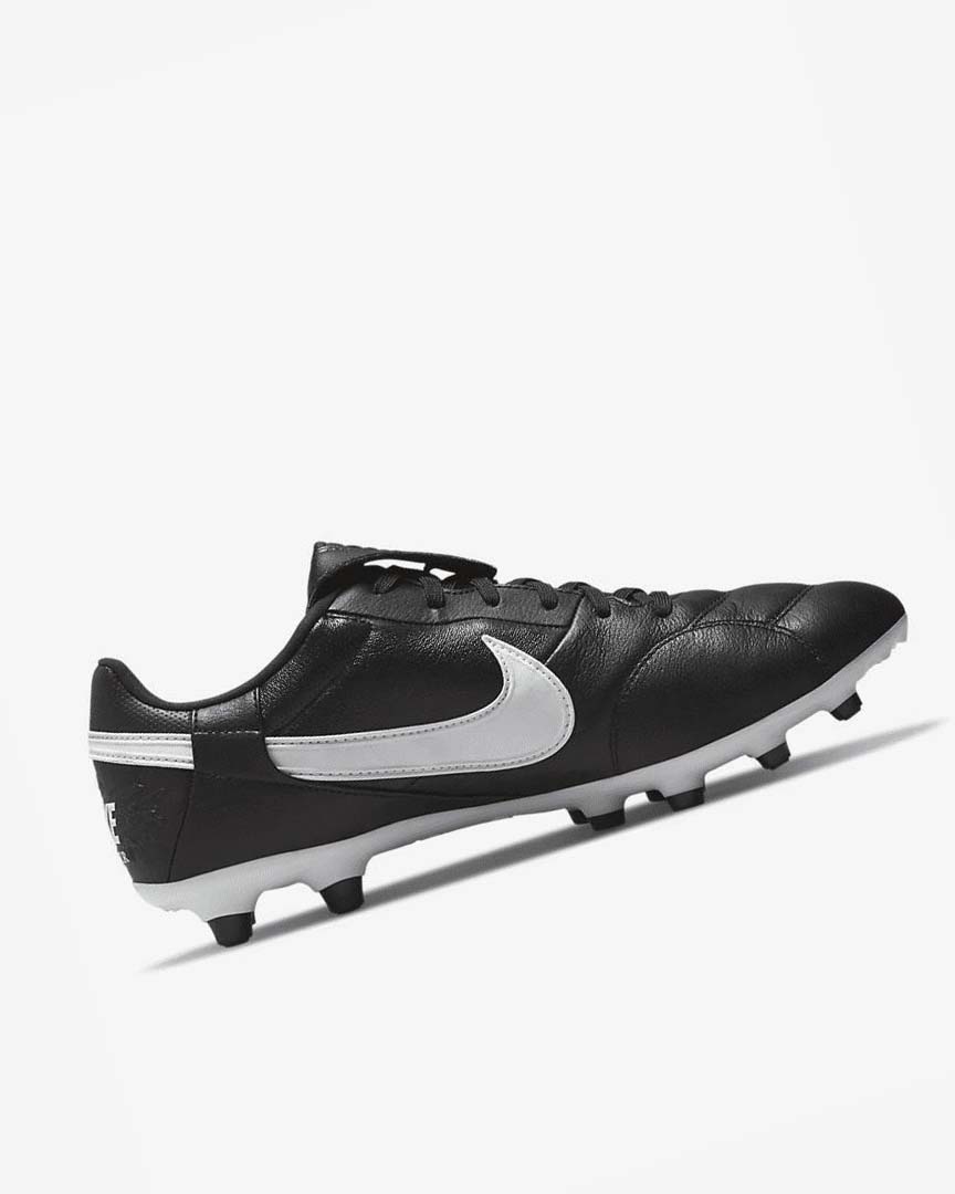 Tenis Futbol Nike The Premier 3 FG Hombre Negras Blancas | CR4960