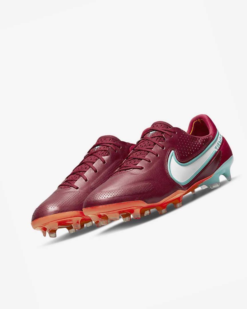 Tenis Futbol Nike Tiempo Legend 9 Elite FG Hombre Rojas Rojas Claro Blancas | CR4519