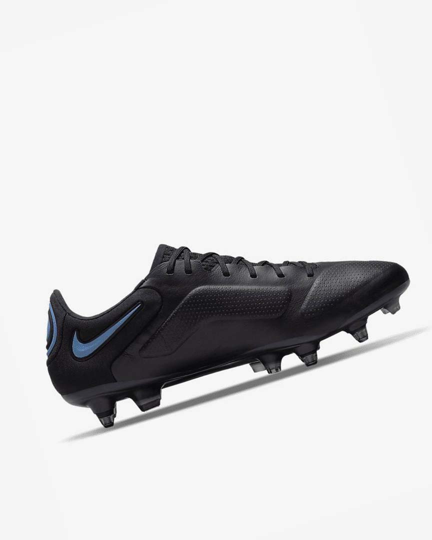 Tenis Futbol Nike Tiempo Legend 9 Elite SG-Pro AC Hombre Negras Gris Azules | CR4935