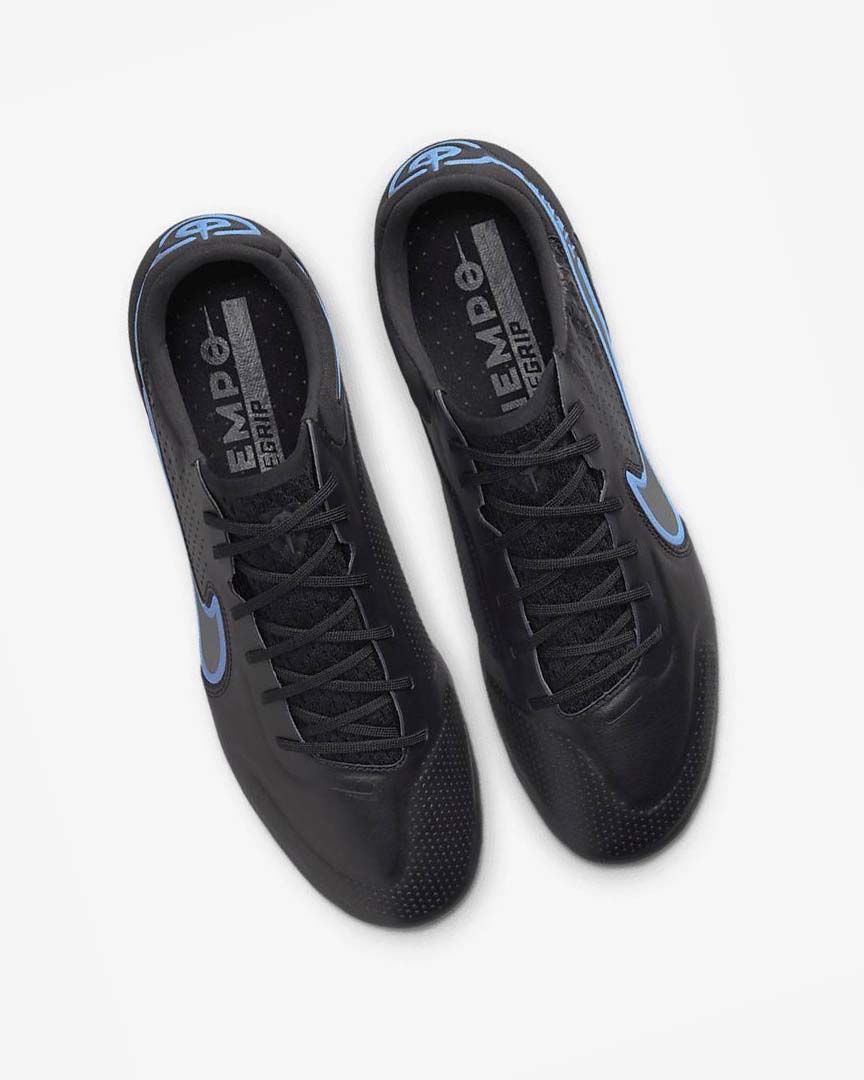 Tenis Futbol Nike Tiempo Legend 9 Elite SG-Pro AC Hombre Negras Gris Azules | CR4935