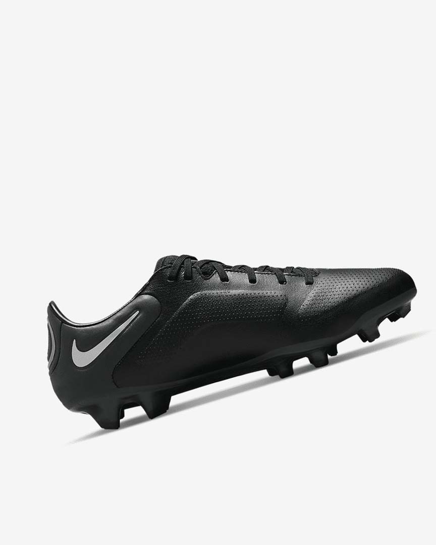 Tenis Futbol Nike Tiempo Legend 9 Pro FG Mujer Negras Gris Oscuro Metal Doradas Metal Gris Oscuro | CR2285