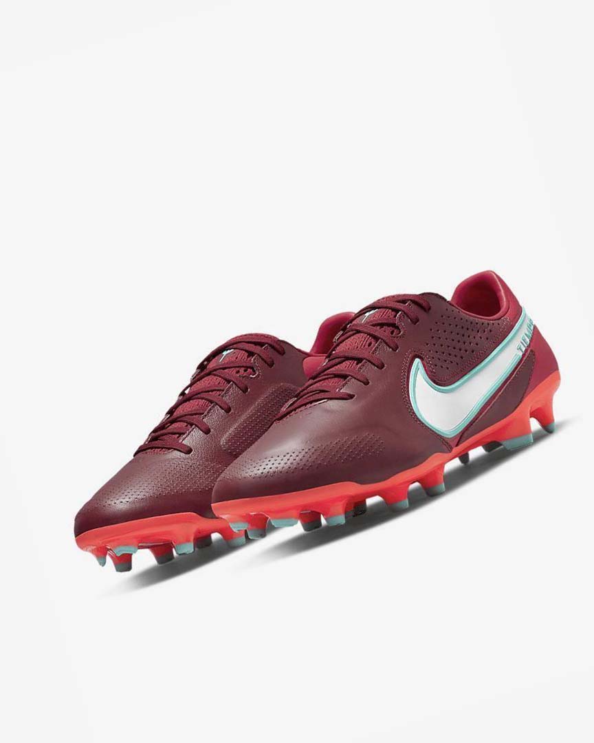 Tenis Futbol Nike Tiempo Legend 9 Pro FG Hombre Rojas Blancas | CR5056