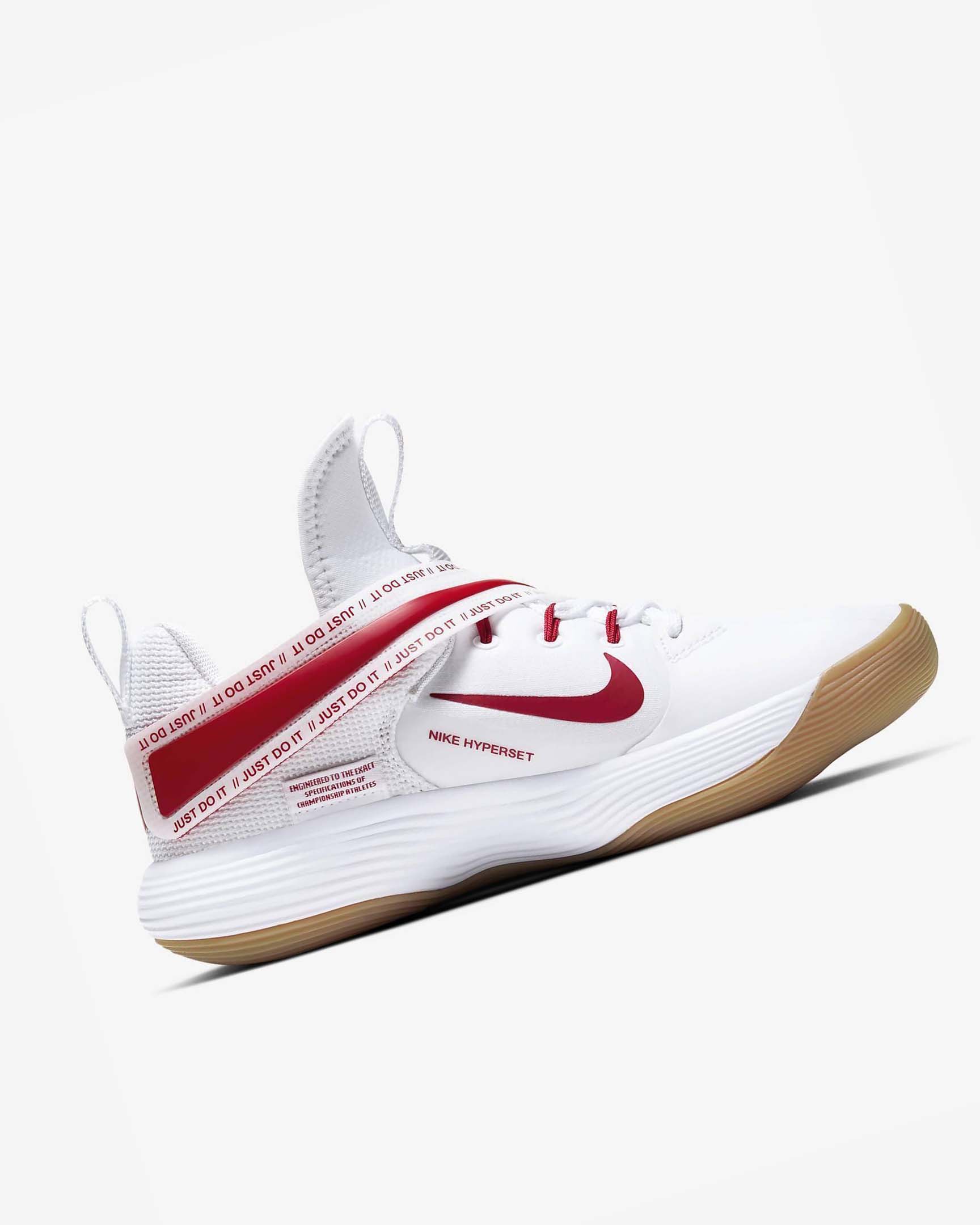 Tenis Para Voleibol Nike React HyperSet Hombre Blancas Rojas | CR2488