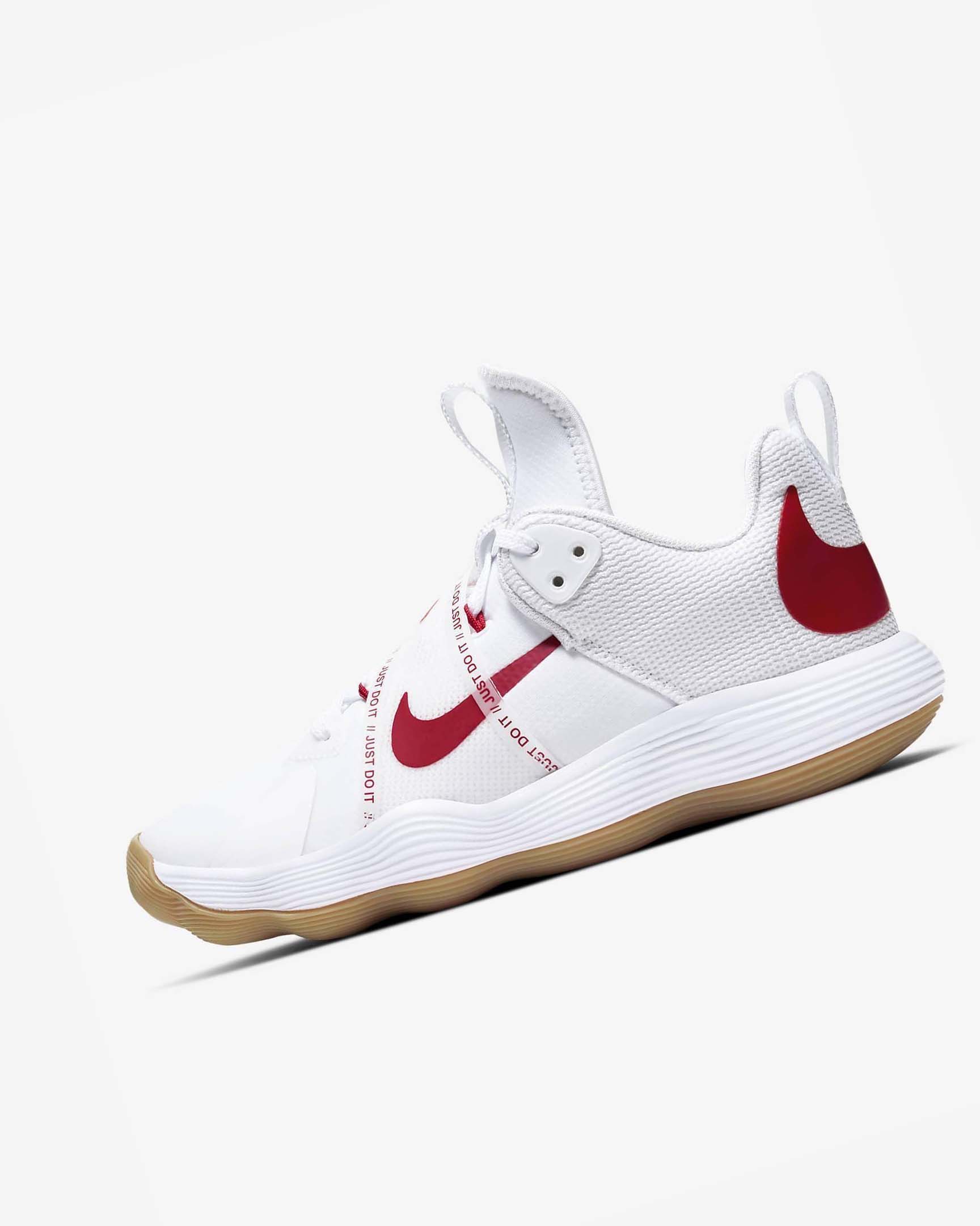 Tenis Para Voleibol Nike React HyperSet Hombre Blancas Rojas | CR2488