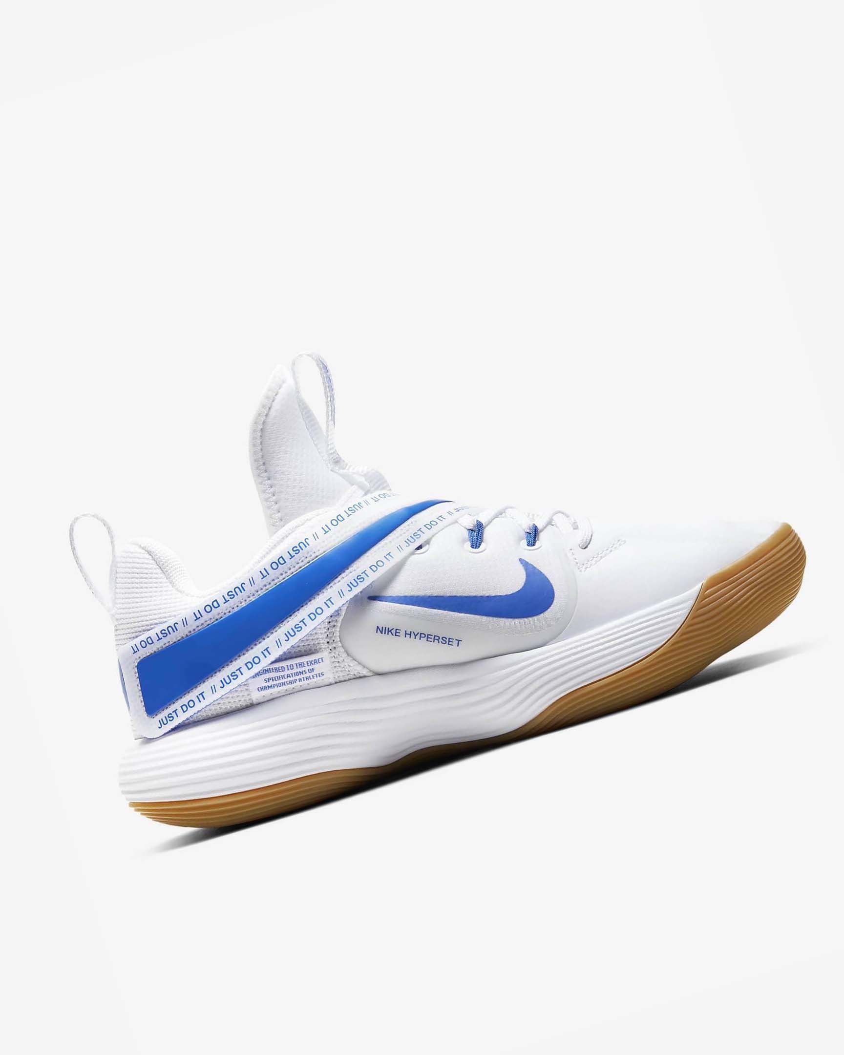 Tenis Para Voleibol Nike React HyperSet Mujer Blancas Azules | CR2699